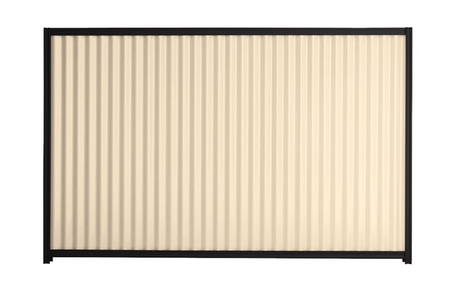 Good Neighbour CGI 2100mm High Fence Panel Sheet: Primrose, Post/Track: Ebony