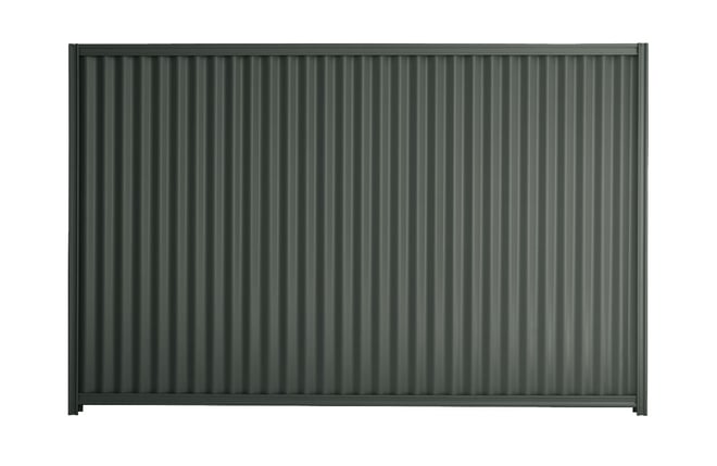 Good Neighbour CGI 2100mm High Fence Panel Sheet: Slate Grey, Post/Track: Beige