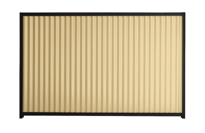 Good Neighbour CGI 2100mm High Fence Panel Sheet: Wheat, Post/Track: Ebony