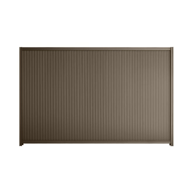 Good Neighbour® CGI Mini 1500mm High Fence Panel  Sheet: Banyan Brown, Post/Track: Banyan Brown