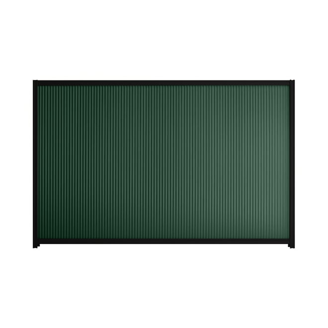Good Neighbour® CGI Mini 1500mm High Fence Panel  Sheet: Caulfield Green, Post/Track: Ebony