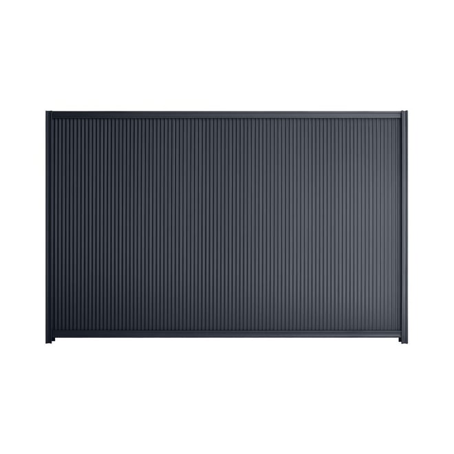 Good Neighbour® CGI Mini 1500mm High Fence Panel Sheet: Dark Stone Post/Track: Dark Stone