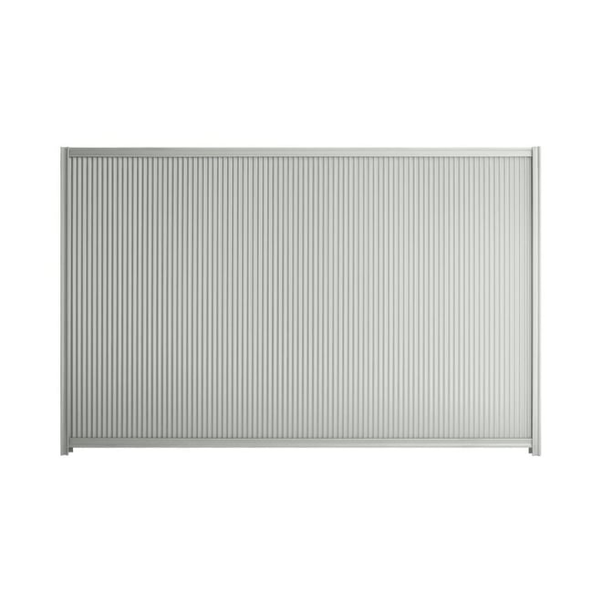 Good Neighbour® CGI Mini 1500mm High Fence Panel Sheet: Gull Grey Post/Track: Gull Grey