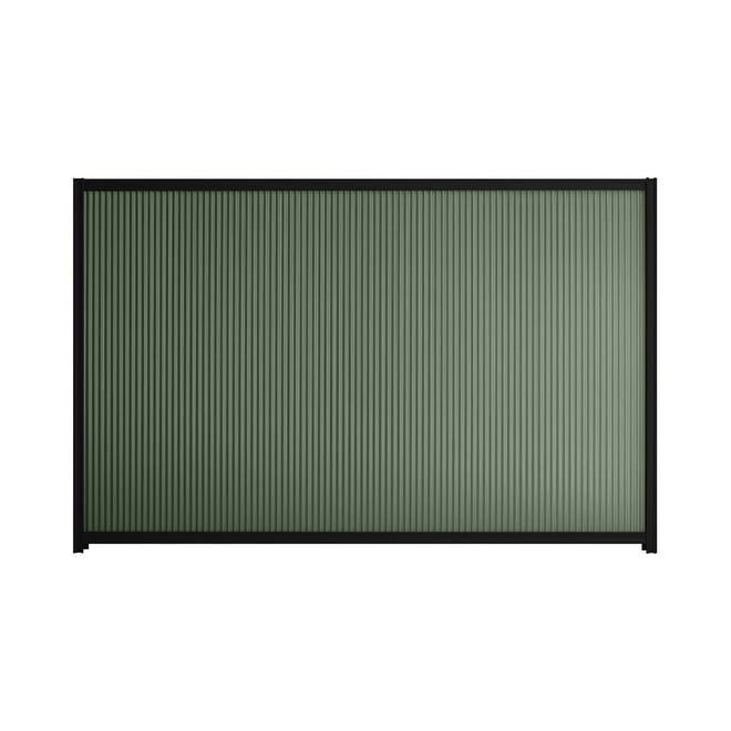Good Neighbour® CGI Mini 1500mm High Fence Panel Sheet: Rivergum Post/Track: Ebony