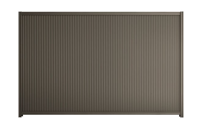Good Neighbour CGI Mini 1800mm High Fence Panel Sheet: Banyan Brown, Post/Track: Banyan Brown