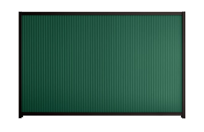 Good Neighbour CGI Mini 1800mm High Fence Panel Sheet: Caulfield Green, Post/Track: Ebony