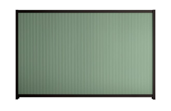 Good Neighbour CGI Mini 1800mm High Fence Panel Sheet: Merino, Post/Track: Ebony