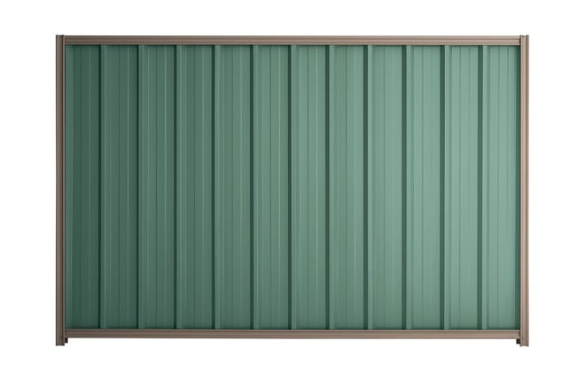 Good Neighbour Superdek 1200mm High Fence Panel Sheet: Rivergum Post/Track: Beige