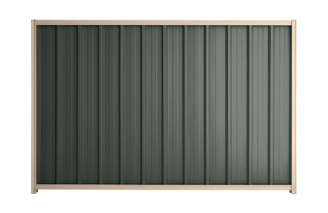 Good Neighbour Superdek 1200mm High Fence Panel Sheet: Slate Grey, Post/Track: Merino
