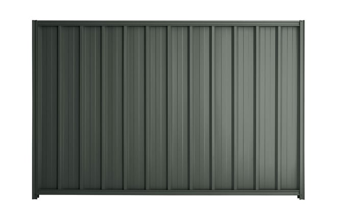 Good Neighbour Superdek 1500mm High Fence Panel Sheet: Slate Grey, Post/Track: Slate Grey