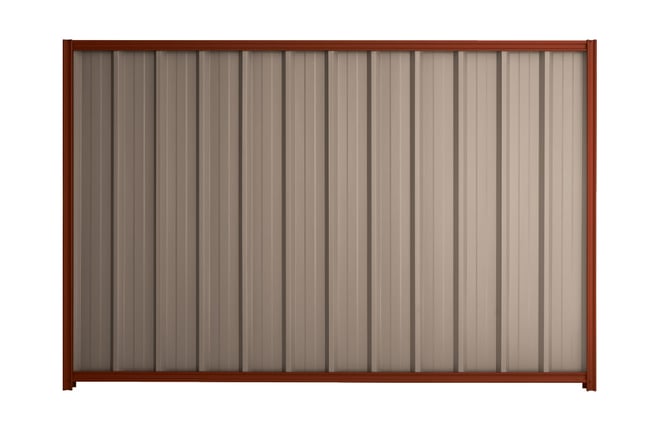 Good Neighbour Superdek 1800mm High Fence Panel Sheet: BG, Post/Track: HR