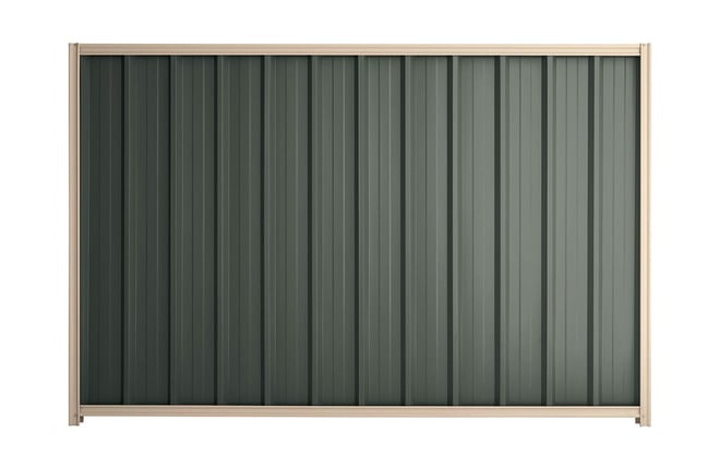 Good Neighbour Superdek 1800mm High Fence Panel Sheet: Slate Grey, Post/Track: Merino