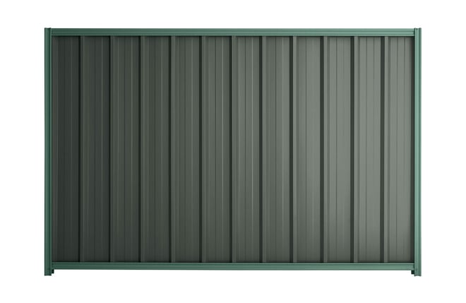 Good Neighbour Superdek 1800mm High Fence Panel Sheet: Slate Grey, Post/Track: Rivergum