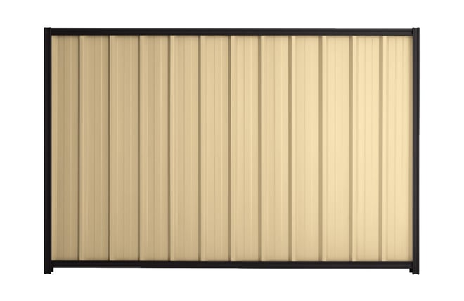 Good Neighbour Superdek 1800mm High Fence Panel Sheet: WH, Post/Track: EB