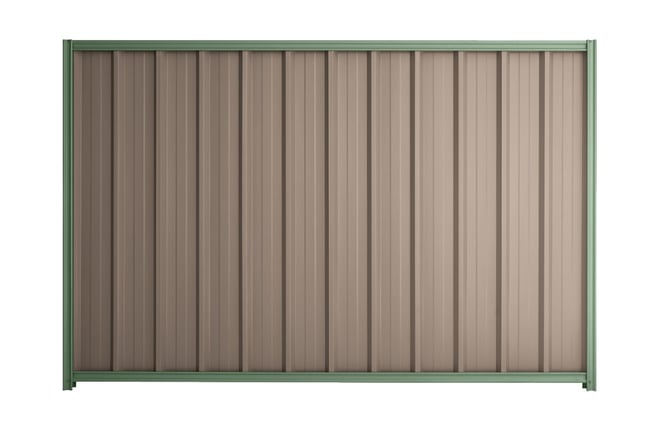 Good Neighbour Superdek 2100mm High Fence Panel Sheet: BG, Post/Track: MG