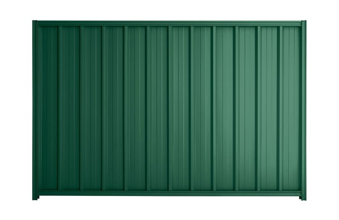 Good Neighbour Superdek 2100mm High Fence Panel Sheet: Caulfield Green, Post/Track: Caulfield Green