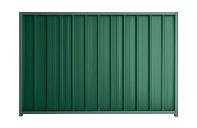 Good Neighbour Superdek 2100mm High Fence Panel Sheet: Caulfield Green, Post/Track: Rivergum