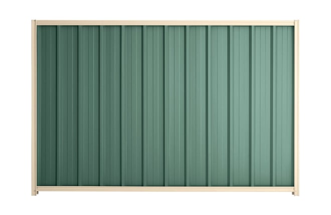 Good Neighbour Superdek 2100mm High Fence Panel Sheet: Rivergum, Post/Track: Primrose