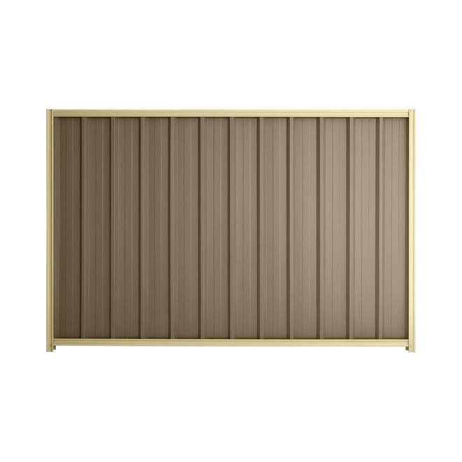 Good Neighbour® Superdek® 900mm High Fence Panel Sheet: Beige Post/Track: Primrose