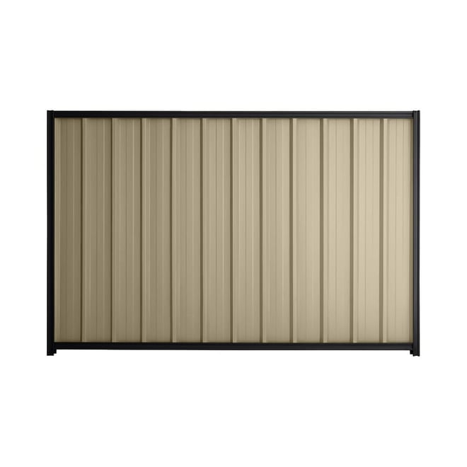 Good Neighbour® Superdek® 900mm High Fence Panel Sheet: Merino Post/Track: Gun Metal Grey
