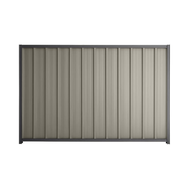 Good Neighbour® Superdek® 1200mm High Fence Panel Sheet: Birch Post/Track: Granite