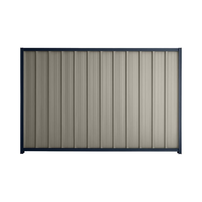Good Neighbour® Superdek® 1200mm High Fence Panel Sheet: Birch Post/Track: Mountain Blue