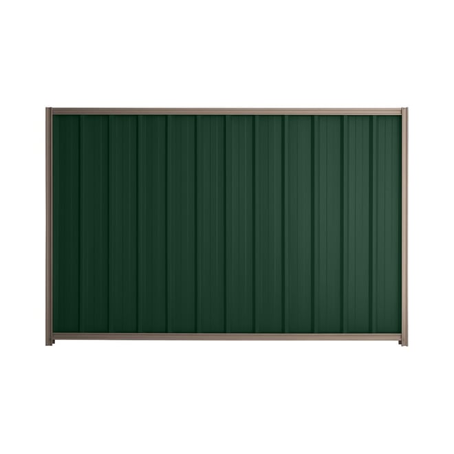 Good Neighbour® Superdek® 1200mm High Fence Panel Sheet: Caulfield Green Post/Track: Marsh