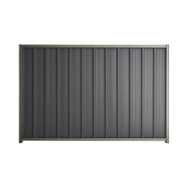 Good Neighbour® Superdek® 1200mm High Fence Panel Sheet: Granite Post/Track: Birch