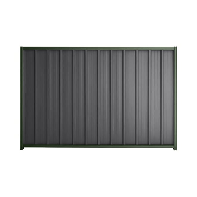 Good Neighbour® Superdek® 1200mm High Fence Panel Sheet: Granite Post/Track: Rivergum