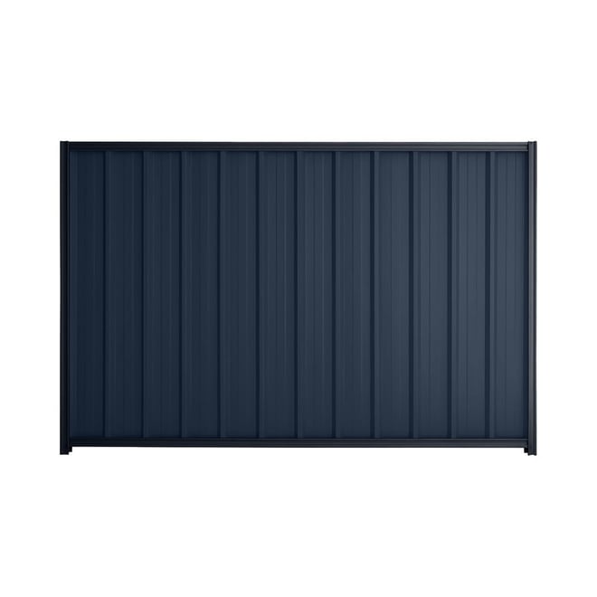 Good Neighbour® Superdek® 1200mm High Fence Panel Sheet: Mountain Blue Post/Track: Dark Stone