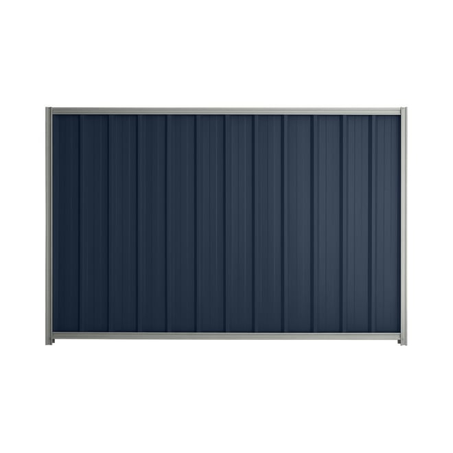 Good Neighbour® Superdek® 1200mm High Fence Panel Sheet: Mountain Blue Post/Track: Gull Grey