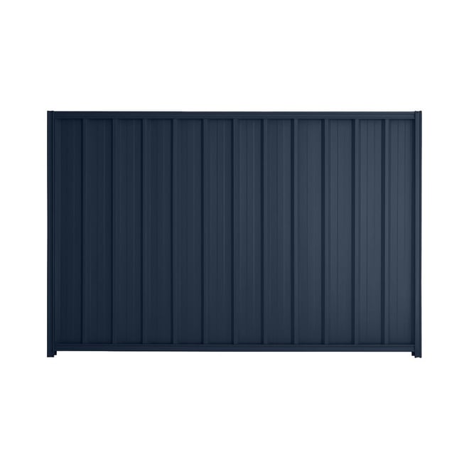 Good Neighbour® Superdek® 1200mm High Fence Panel Sheet: Mountain Blue Post/Track: Mountain Blue