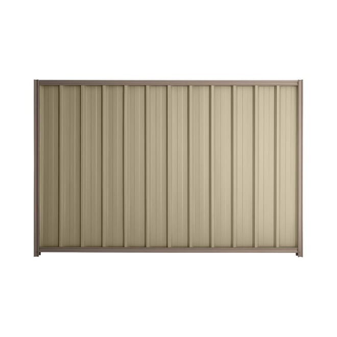 Good Neighbour® Superdek® 1200mm High Fence Panel Sheet: Merino Post/Track: Marsh