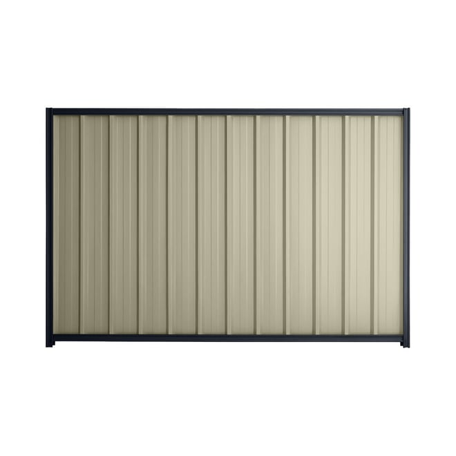 Good Neighbour® Superdek® 1200mm High Fence Panel Sheet: Moss Vale Sand Post/Track: Dark Stone