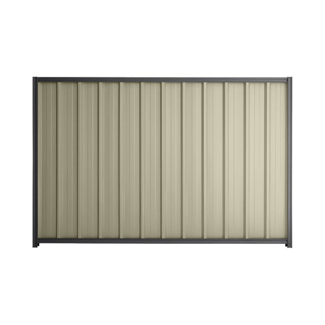 Good Neighbour® Superdek® 1200mm High Fence Panel Sheet: Moss Vale Sand Post/Track: Granite