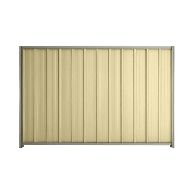Good Neighbour® Superdek® 1200mm High Fence Panel Sheet: Primrose Post/Track: Birch