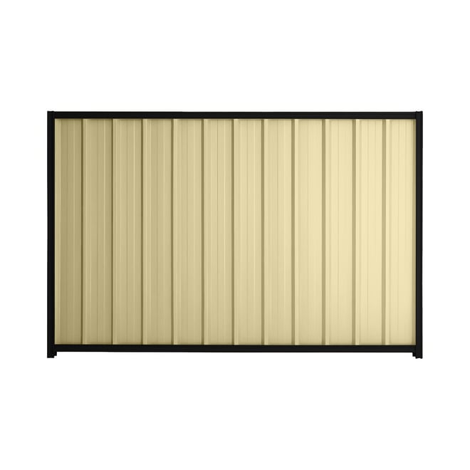 Good Neighbour® Superdek® 1200mm High Fence Panel Sheet: Primrose Post/Track: Ebony