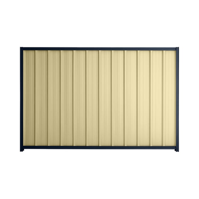 Good Neighbour® Superdek® 1200mm High Fence Panel Sheet: Primrose Post/Track: Mountain Blue