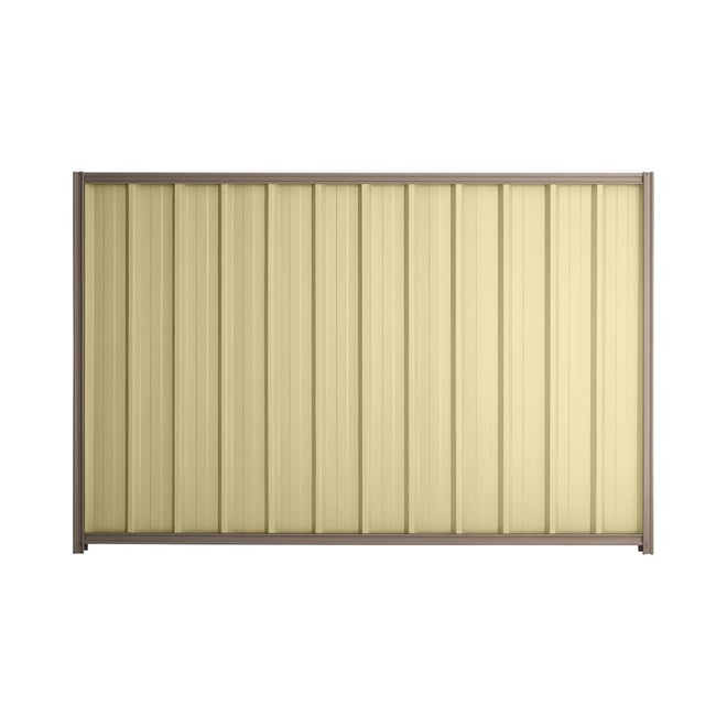 Good Neighbour® Superdek® 1200mm High Fence Panel Sheet: Primrose Post/Track: Marsh