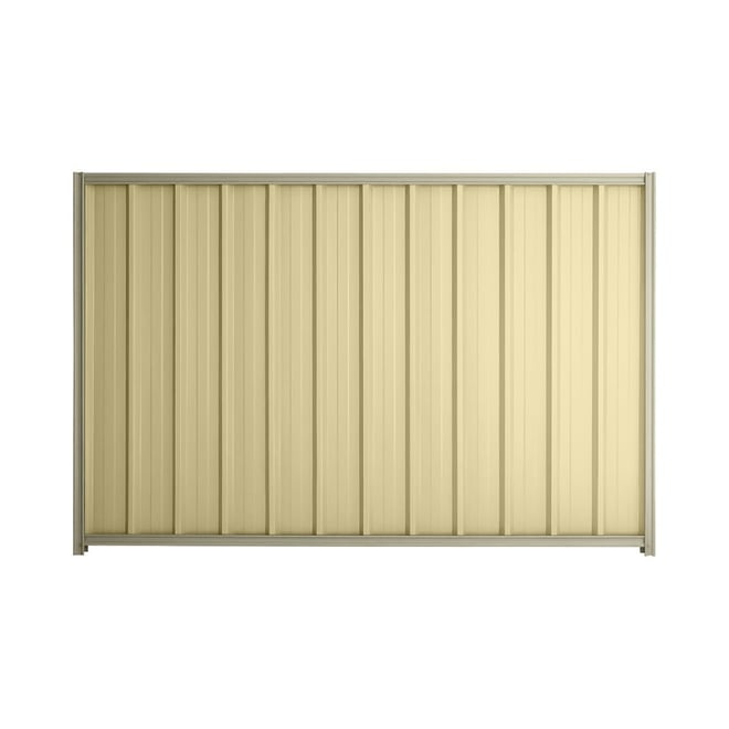 Good Neighbour® Superdek® 1200mm High Fence Panel Sheet: Primrose Post/Track: Moss Vale Sand