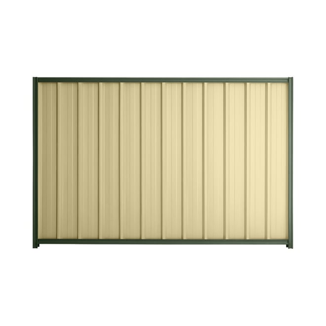 Good Neighbour® Superdek® 1200mm High Fence Panel Sheet: Primrose Post/Track: Rivergum