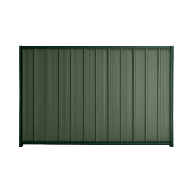 Good Neighbour® Superdek® 1200mm High Fence Panel Sheet: Rivergum Post/Track: Caulfield Green