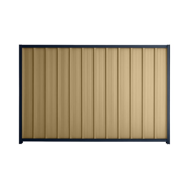 Good Neighbour® Superdek® 1200mm High Fence Panel Sheet: Wheat Post/Track: Mountain Blue