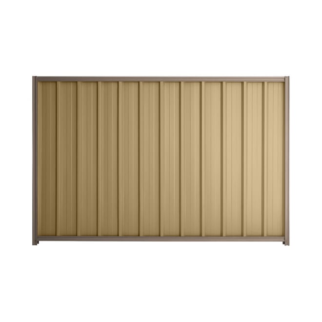 Good Neighbour® Superdek® 1200mm High Fence Panel Sheet: Wheat Post/Track: Marsh