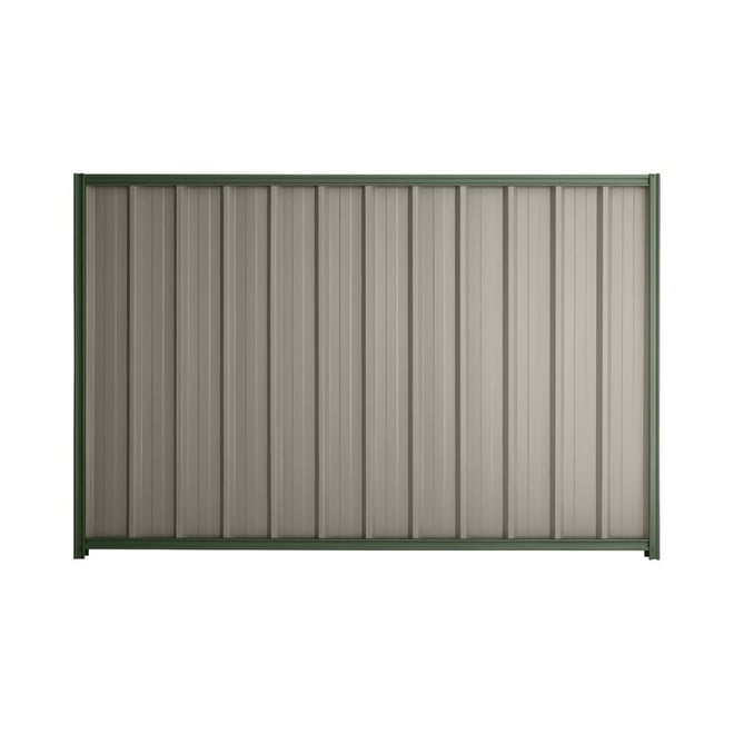Good Neighbour® Superdek® 1500mm High Fence Panel Sheet: Birch Post/Track: Rivergum