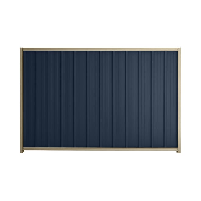 Good Neighbour® Superdek® 1500mm High Fence Panel Sheet: Mountain Blue Post/Track: Merino