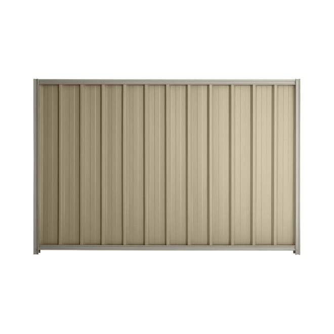 Good Neighbour® Superdek® 1500mm High Fence Panel Sheet: Merino Post/Track: Birch