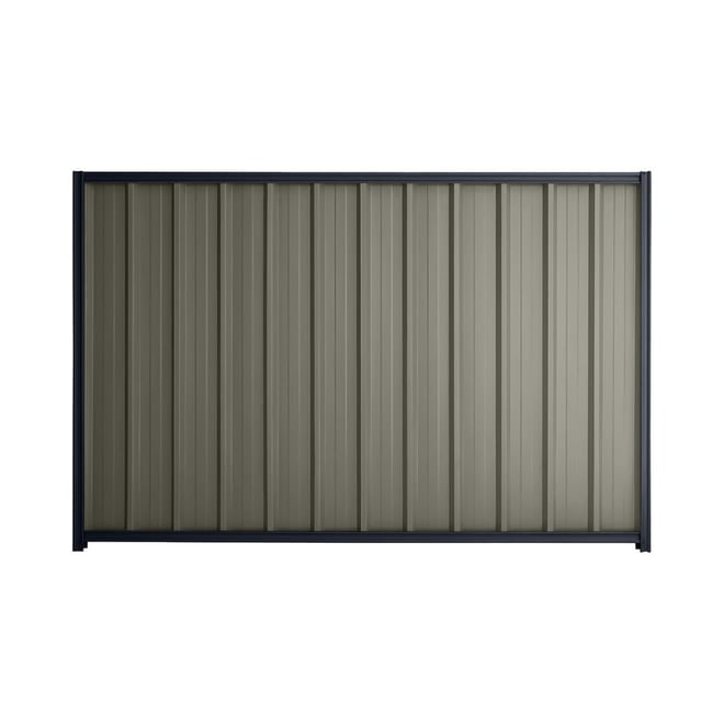Good Neighbour® Superdek® 1500mm High Fence Panel Sheet: Marsh Post/Track: Dark Stone