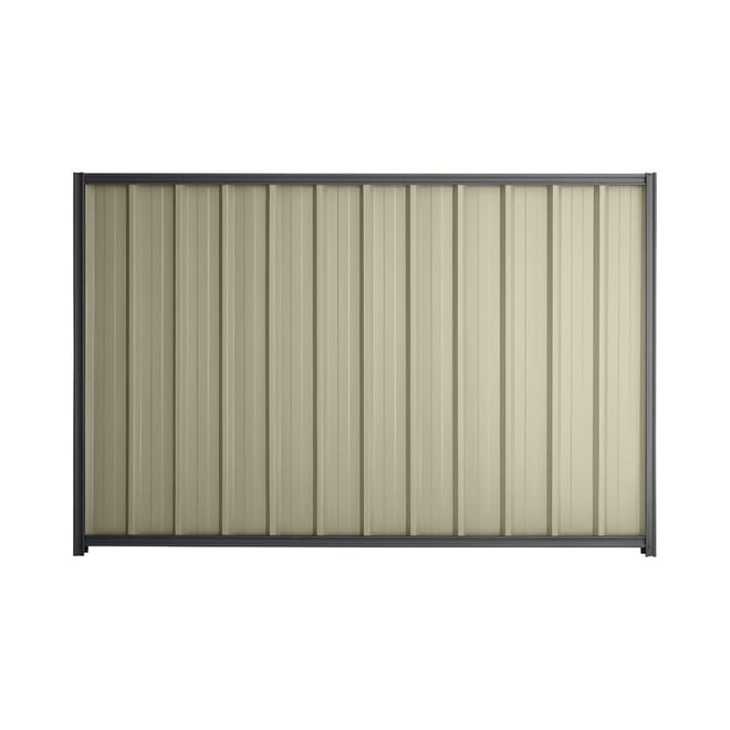 Good Neighbour® Superdek® 1500mm High Fence Panel Sheet: Moss Vale Sand Post/Track: Granite
