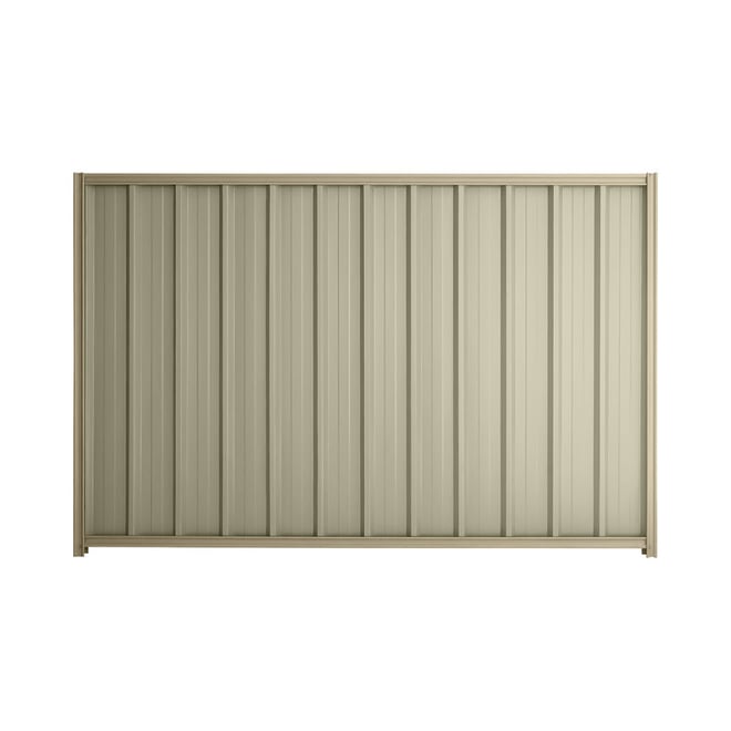 Good Neighbour® Superdek® 1500mm High Fence Panel Sheet: Moss Vale Sand Post/Track: Merino